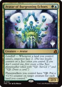 Avatar of Burgeoning Echoes - Promo Pack: Reality Fracture - Magic: The Gathering card