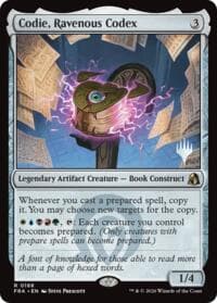 Codie, Ravenous Codex - Promo Pack: Reality Fracture - Magic: The Gathering card