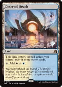 Deserted Beach - Promo Pack: Reality Fracture - Magic: The Gathering card