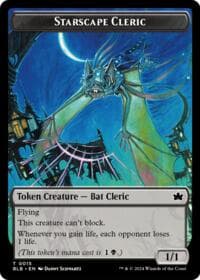 Starscape Cleric // Clue Double-Sided Token - Secrets of Strixhaven - Magic: The Gathering card