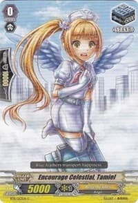Encourage Celestial, Tamiel - BT11: Seal Dragons Unleashed - Cardfight Vanguard card
