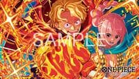One Piece Card Game: Official Playmat - Flame-Flame Fruit Coliseum Playmat - Bandai Playmats - Playmats card