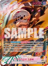 Trafalgar Law (Flame-Flame Fruit Coliseum) - One Piece Promotion Cards - One Piece Card Game card