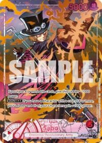 Sabo (Flame-Flame Fruit Coliseum) - One Piece Promotion Cards - One Piece Card Game card