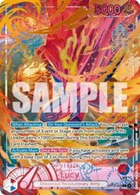 Lucy (Flame-Flame Fruit Coliseum) - One Piece Promotion Cards - One Piece Card Game card