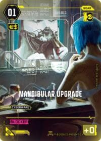 Mandibular Upgrade - Night City Brawl Season 1 - Cyberpunk TCG card
