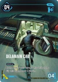 Delamain Cab - Night City Brawl Season 1 - Cyberpunk TCG card