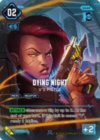 Dying Night - V's Pistol - Night City Brawl Season 1 - Cyberpunk TCG card