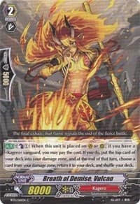 Breath of Demise, Vulcan - BT11: Seal Dragons Unleashed - Cardfight Vanguard card
