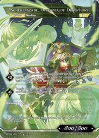 Teller of Neverending Stories, Scheherazade // Scheherazade, Defender of Dimensions - Promo Cards - Force of Will card
