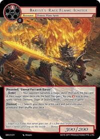 Barust's Rage-Flame Igniter - The Quest of the Seven Keys - Force of Will card