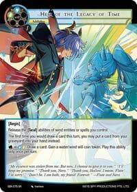 Heir of the Legacy of Time (Full Art) - The Quest of the Seven Keys - Force of Will card