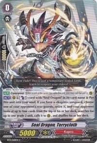 Seal Dragon, Terrycloth - BT11: Seal Dragons Unleashed - Cardfight Vanguard card