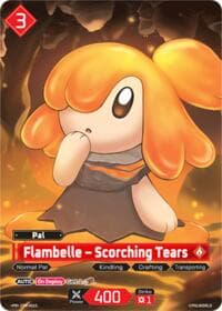 Flambelle - Scorching Tears - EPR-002S - Palworld Promo Cards - Palworld OFFICIAL CARD GAME card