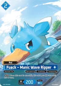 Fuack - Manic Wave Ripper - EPR-004S - Palworld Promo Cards - Palworld OFFICIAL CARD GAME card