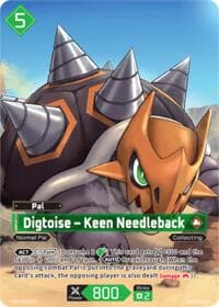 Digtoise - Keen Needleback - EPR-007S - Palworld Promo Cards - Palworld OFFICIAL CARD GAME card