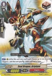 Seal Dragon, Artpique - BT11: Seal Dragons Unleashed - Cardfight Vanguard card