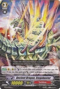 Ancient Dragon, Stegobuster - BT11: Seal Dragons Unleashed - Cardfight Vanguard card