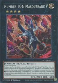 Number 104: Masquerade V - Beyond the Brave - YuGiOh card