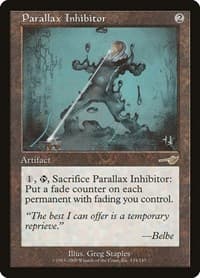 Parallax Inhibitor - Nemesis - Magic: The Gathering card