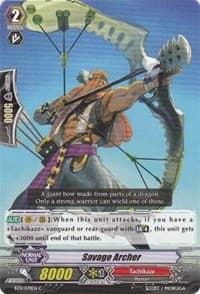 Savage Archer - BT11: Seal Dragons Unleashed - Cardfight Vanguard card