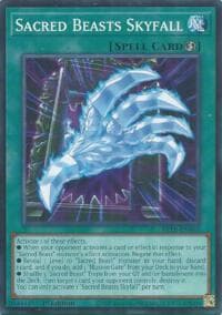 Sacred Beasts Skyfall - Beyond the Brave - YuGiOh card