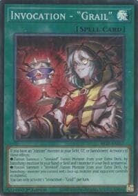 Invocation - "Grail" - Beyond the Brave - YuGiOh card