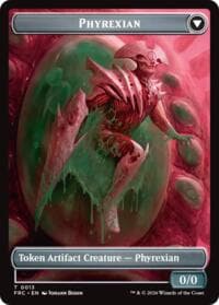 Phyrexian // Incubator Double-Sided Token - Commander: Reality Fracture - Magic: The Gathering card