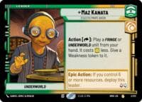 Maz Kanata - Eclectic Pirate Queen - Homeworlds - Star Wars: Unlimited card