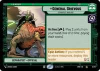General Grievous - Separatist Warlord - Homeworlds - Star Wars: Unlimited card