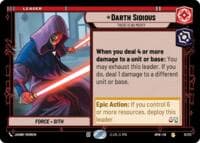 Darth Sidious - There Is No Mercy - Homeworlds - Star Wars: Unlimited card