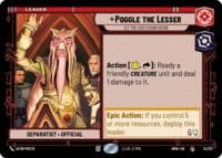 Poggle the Lesser - Let the Executions Begin - Homeworlds - Star Wars: Unlimited card
