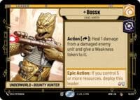 Bossk - Cruel Hunter - Homeworlds - Star Wars: Unlimited card