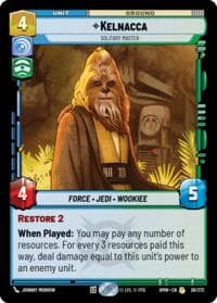Kelnacca - Solitary Master - Homeworlds - Star Wars: Unlimited card