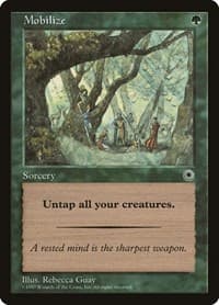 Mobilize - Portal - Magic: The Gathering card
