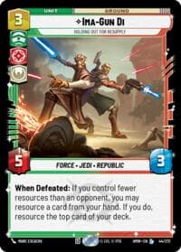 Ima-Gun Di - Holding Out For Resupply - Homeworlds - Star Wars: Unlimited card
