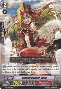 Dragon Dancer, Julia - BT11: Seal Dragons Unleashed - Cardfight Vanguard card