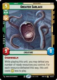 Greater Sarlacc - Homeworlds - Star Wars: Unlimited card