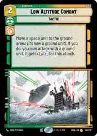 Low Altitude Combat - Homeworlds - Star Wars: Unlimited card
