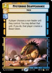Mysterious Disappearance - Homeworlds - Star Wars: Unlimited card