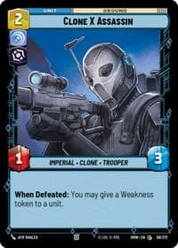 Clone X Assassin - Homeworlds - Star Wars: Unlimited card
