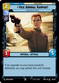 Vice Admiral Rampart - A New Era of Safety - Homeworlds - Star Wars: Unlimited card