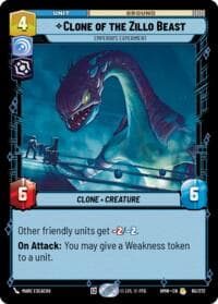 Clone of the Zillo Beast - Emperor's Experiment - Homeworlds - Star Wars: Unlimited card