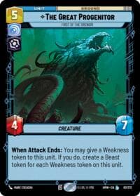 The Great Progenitor - First of the Drengir - Homeworlds - Star Wars: Unlimited card