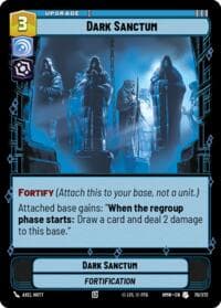 Dark Sanctum - Homeworlds - Star Wars: Unlimited card