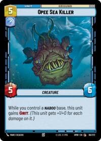 Opee Sea Killer - Homeworlds - Star Wars: Unlimited card