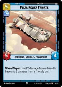Pelta Relief Frigate - Homeworlds - Star Wars: Unlimited card