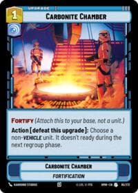Carbonite Chamber - Homeworlds - Star Wars: Unlimited card