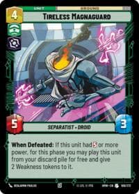 Tireless Magnaguard - Homeworlds - Star Wars: Unlimited card