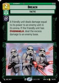 Breach - Homeworlds - Star Wars: Unlimited card